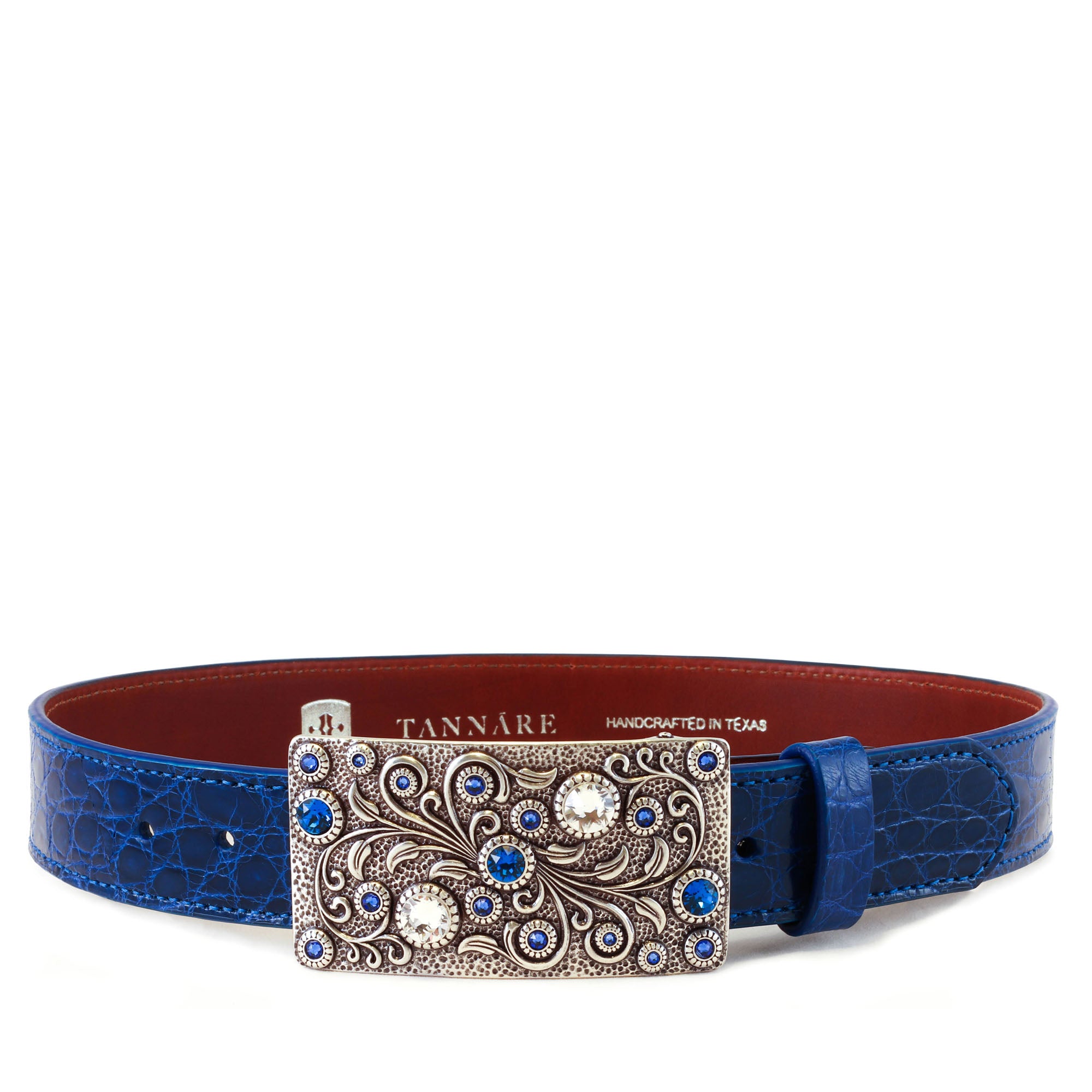 Genuine Croco Ladies Belt 1-1/2 display picture 3