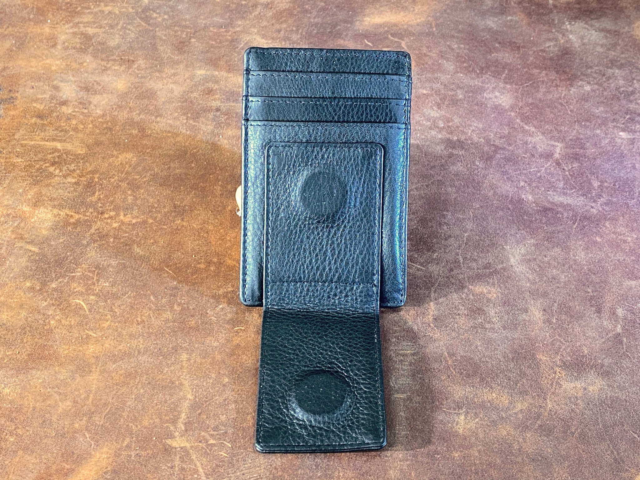 Front Pocket Wallet with Money Clip - Tannare Leather