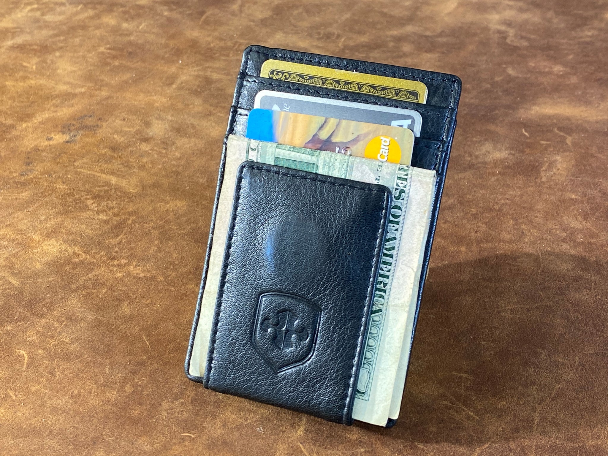 Front Pocket Wallet with Money Clip - Tannare Leather