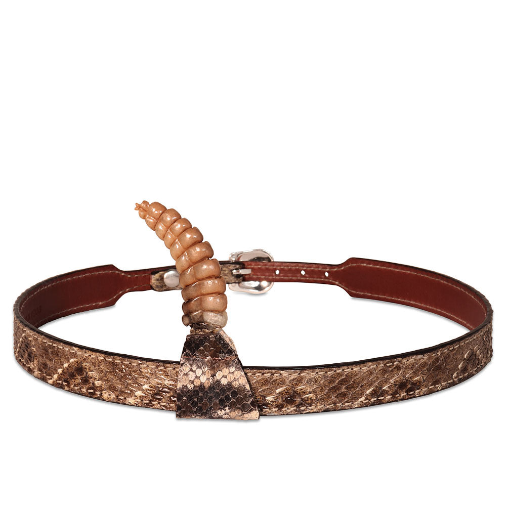 Genuine Diamondback Rattlesnake Hatband